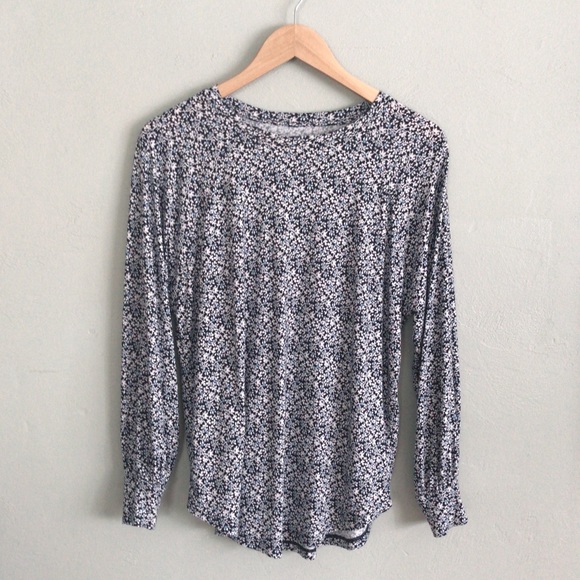 LOFT Vine Dolman Shirttail Tee - Picture 4 of 8